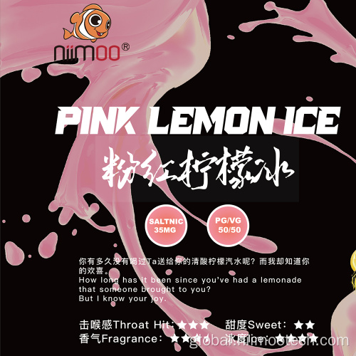 Electronic Cigarette Puff Pink Lemon Ice Flavored Vape Factory